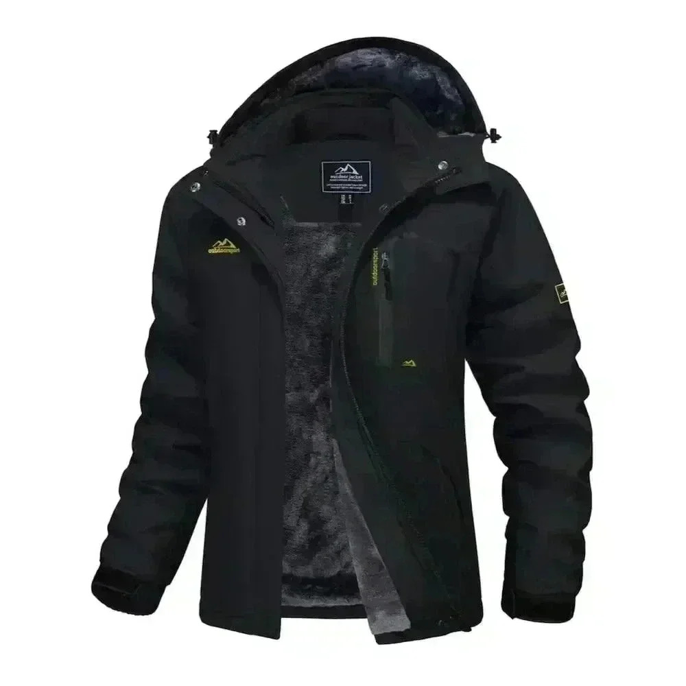 Women’s XL Black Waterproof Fleece Lined Ski Parka Jacket